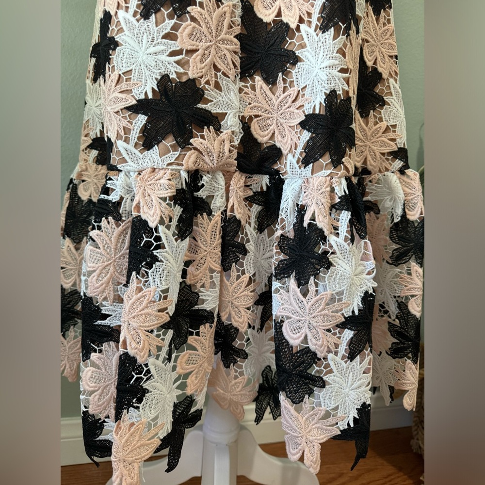 Dress the Population Chantal Floral Multihue Lace Party Dress Size XS NWT - Picture 6 of 14
